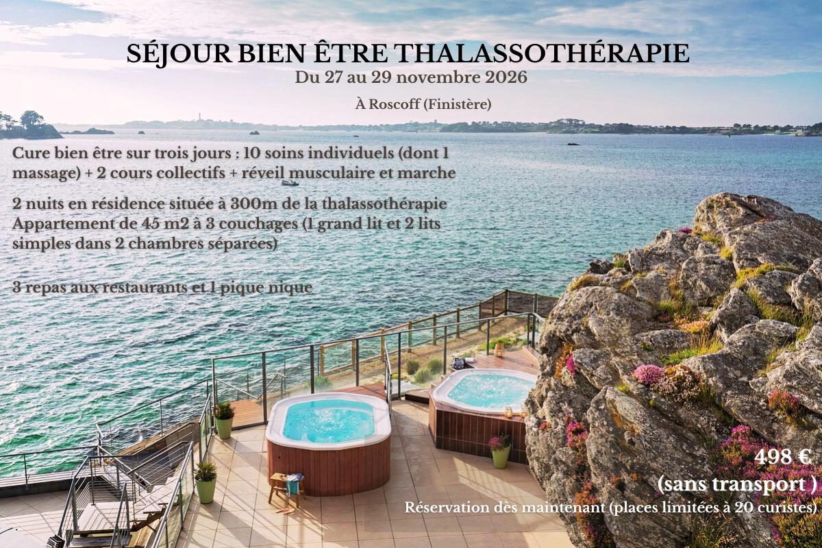 Séjour Thalassothérapie Roscoff 2026