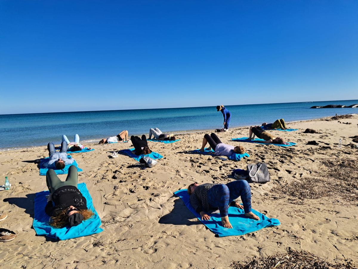 Gym au bord de la mer