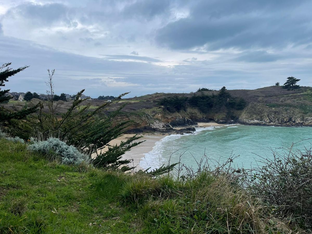 Paysage côtier breton